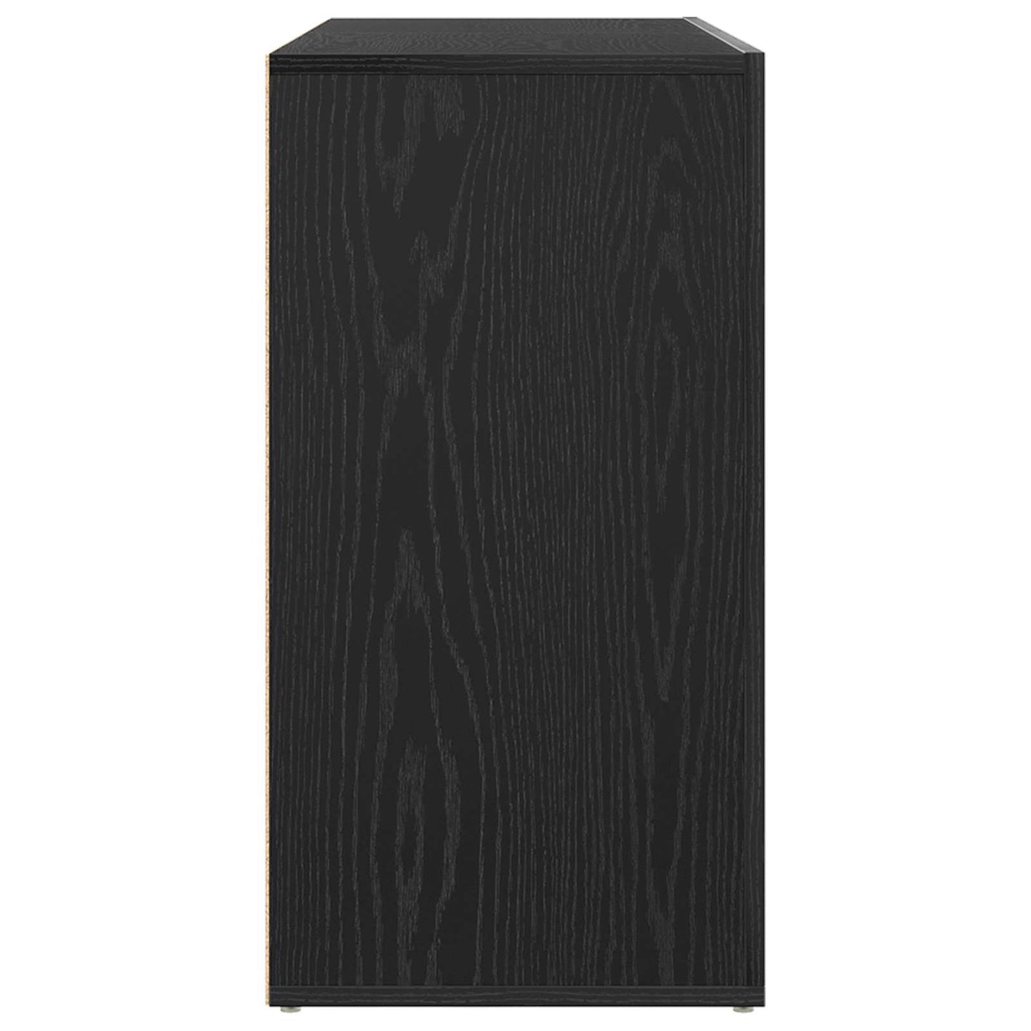 Sideboard Black Oak 120 x 36 x 69 cm Engineered Wood