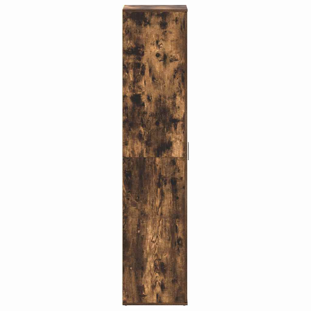 Shoe Cabinet 80 x 39 x 178 cm Engineered Wood Smoked Oak