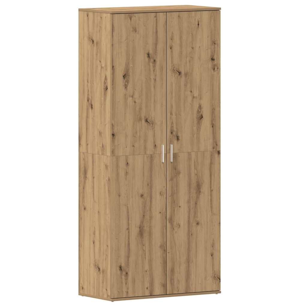 Shoe Cabinet 80 x 39 x 178 cm Engineered Wood Artisan Oak