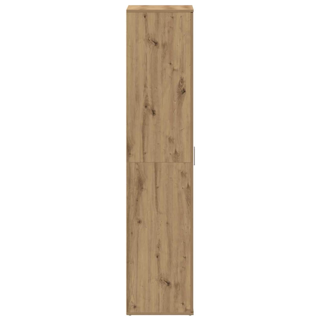 Shoe Cabinet 80 x 39 x 178 cm Engineered Wood Artisan Oak