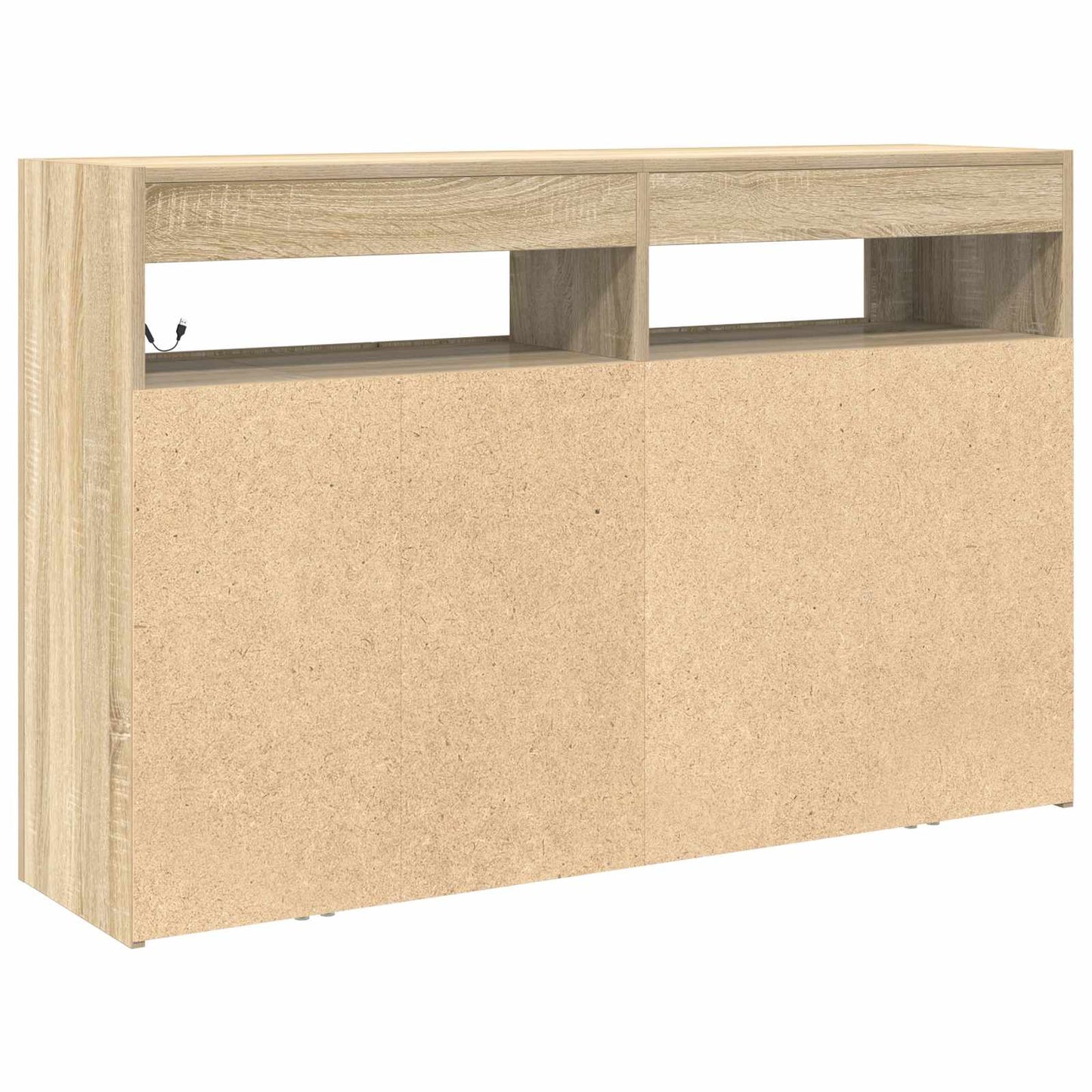 Sideboard Sonoma Oak 116 x 30 x 75 cm Engineered Wood