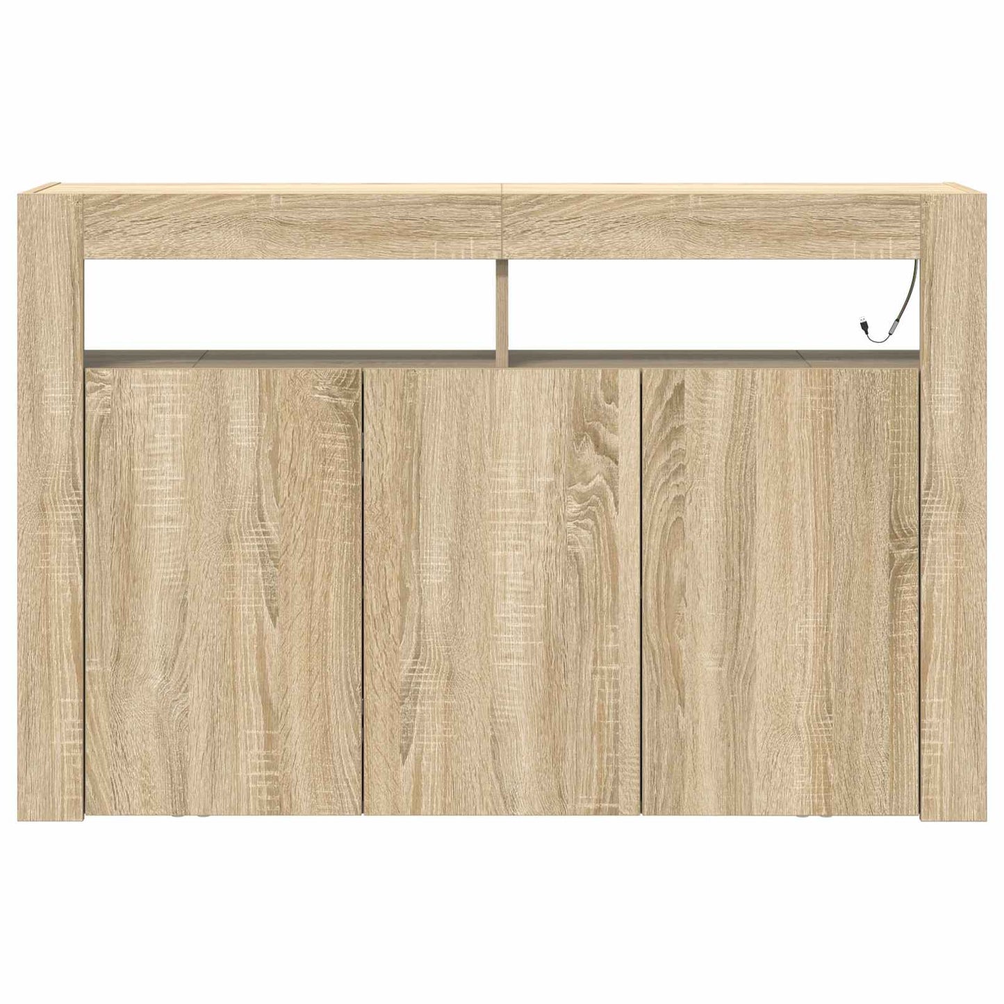 Sideboard Sonoma Oak 116 x 30 x 75 cm Engineered Wood