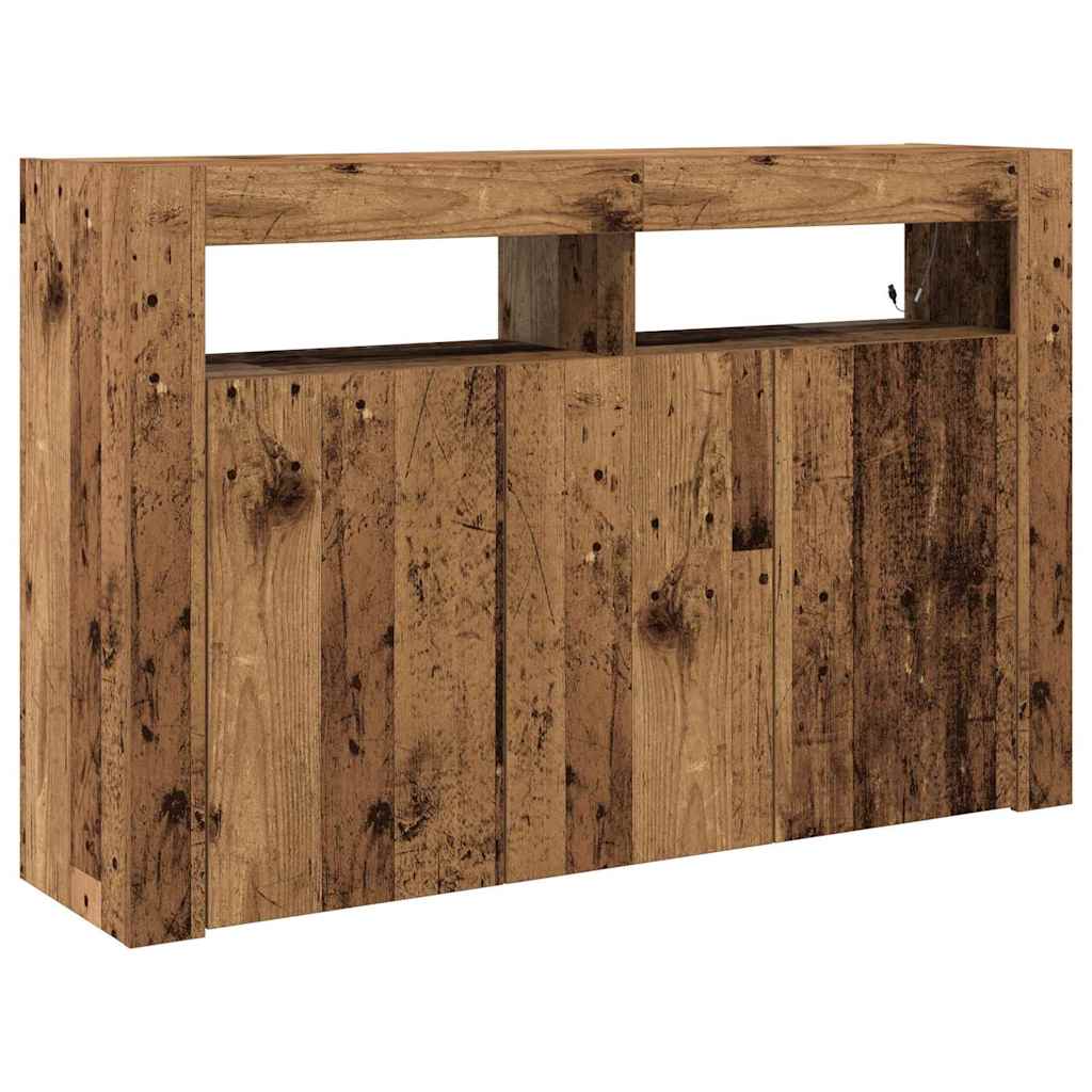 Sideboard Old Wood 116 x 30 x 75 cm Engineered Wood