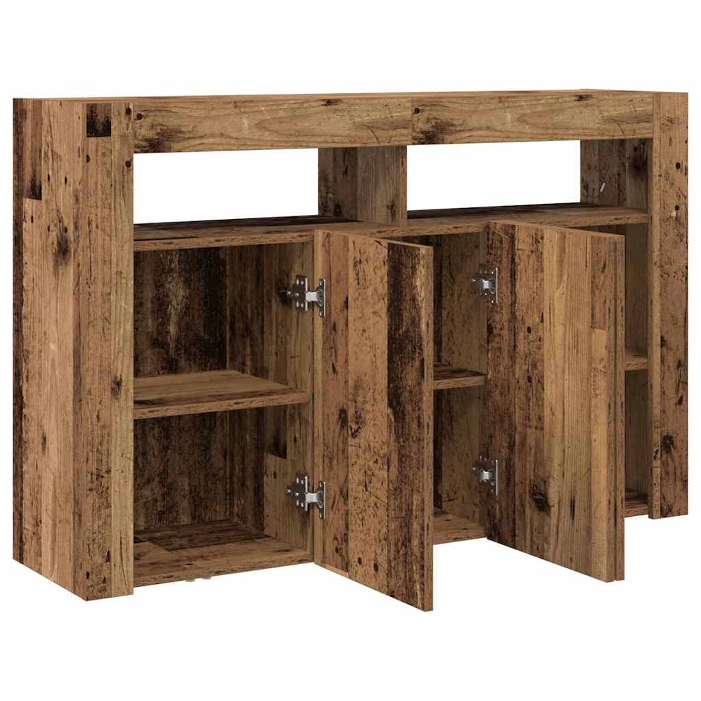 Sideboard Old Wood 116 x 30 x 75 cm Engineered Wood