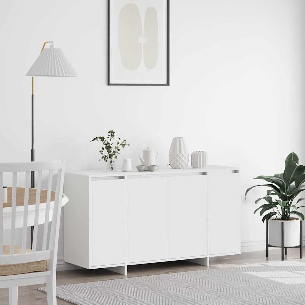 Sideboard White 135 x 41 x 75 cm Engineered Wood