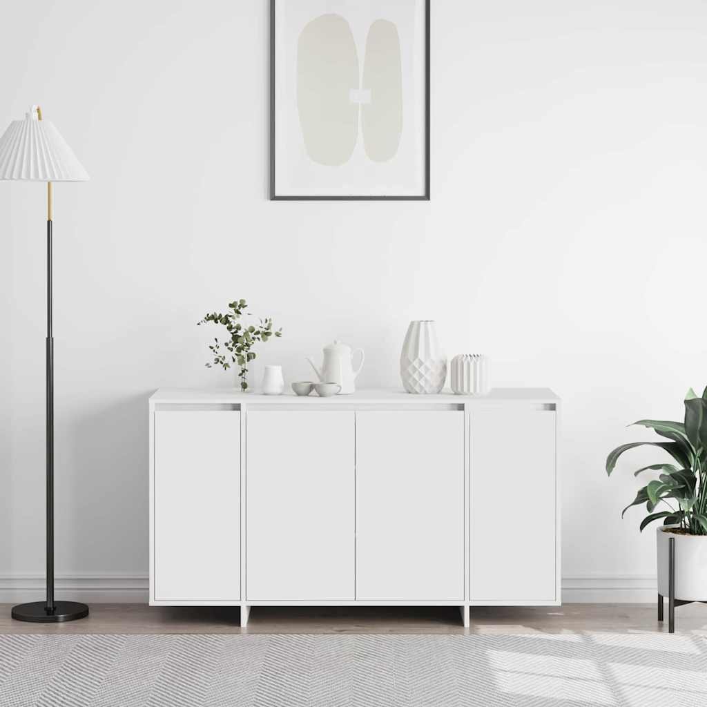 Sideboard White 135 x 41 x 75 cm Engineered Wood