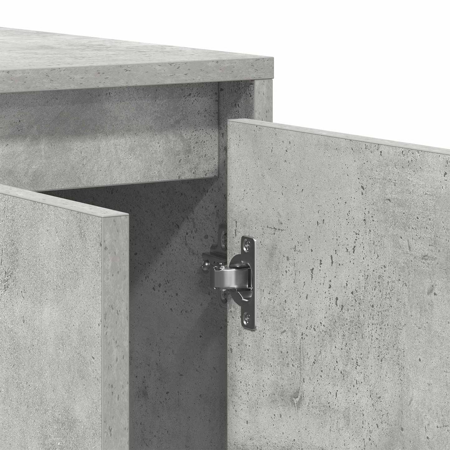 Sideboard Concrete Grey 135 x 41 x 75 cm Engineered Wood
