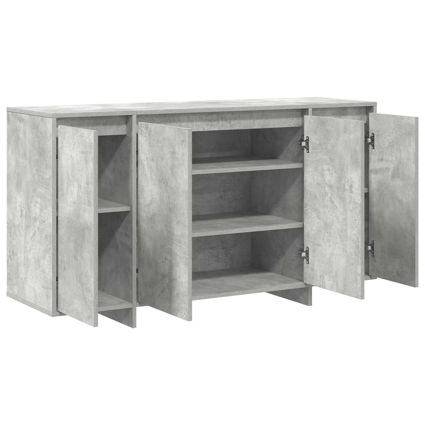 Sideboard Concrete Grey 135 x 41 x 75 cm Engineered Wood
