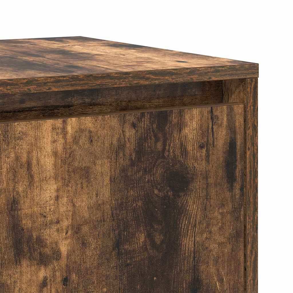 Sideboard Smoked oak 120 x 41 x 75 cm Engineered wood