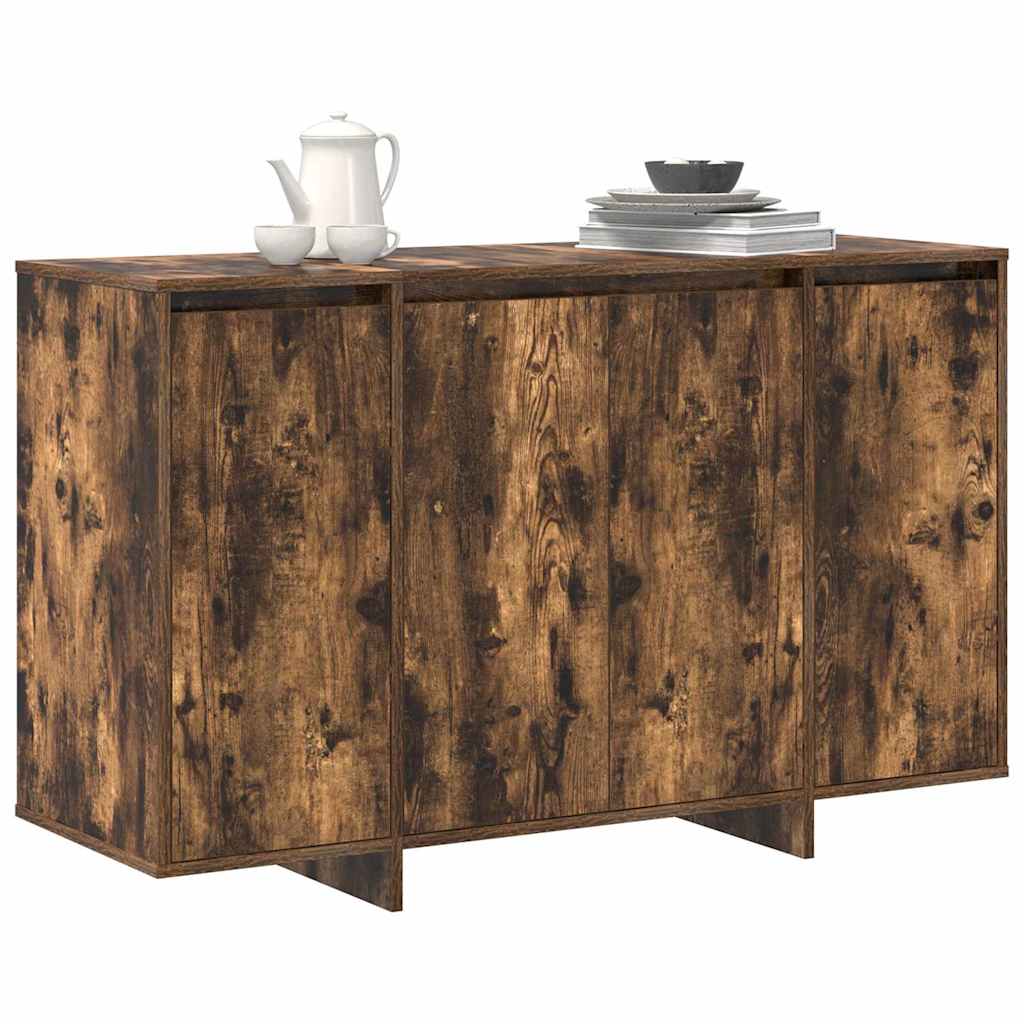 Sideboard Smoked Oak 120 x 41 x 75 cm Engineered Wood