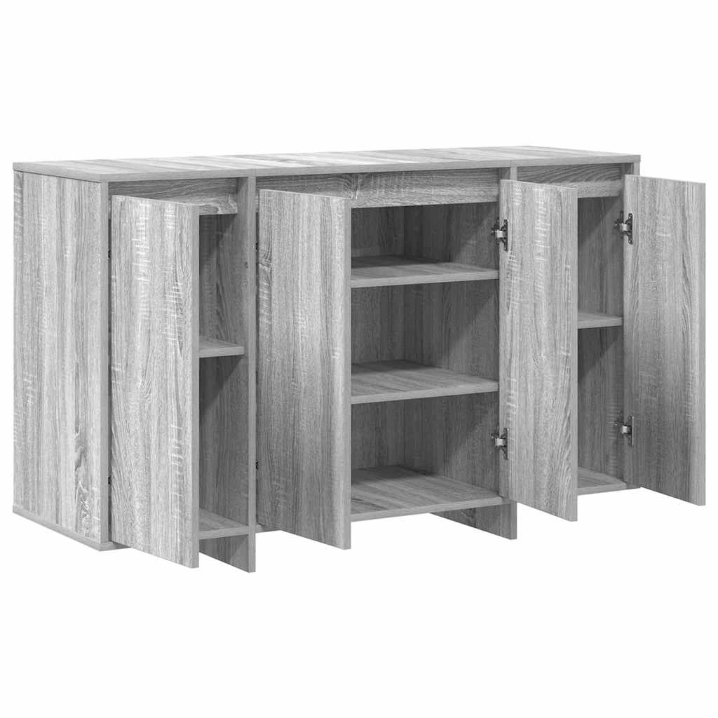 Sideboard Grey Sonoma 120 x 41 x 75 cm Engineered Wood