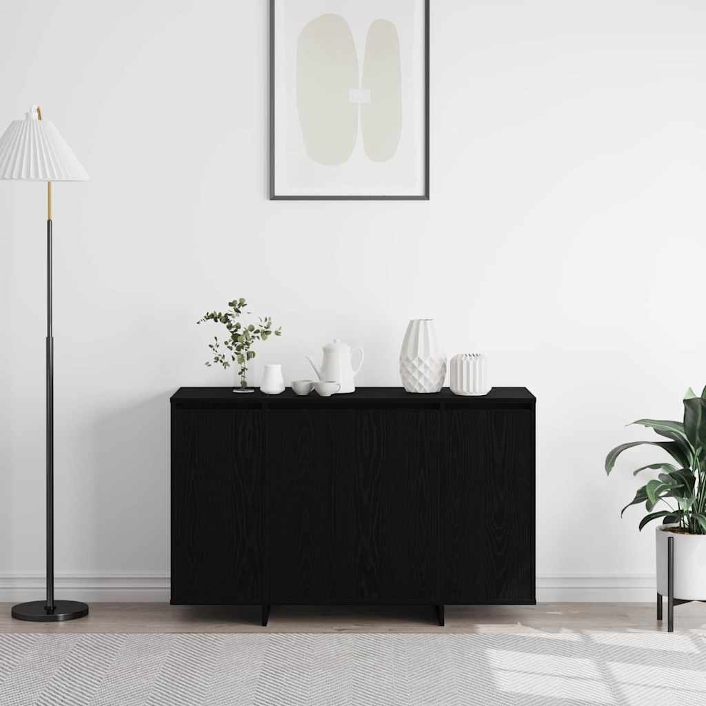 Sideboard Black Oak 120 x 41 x 75 cm Engineered Wood