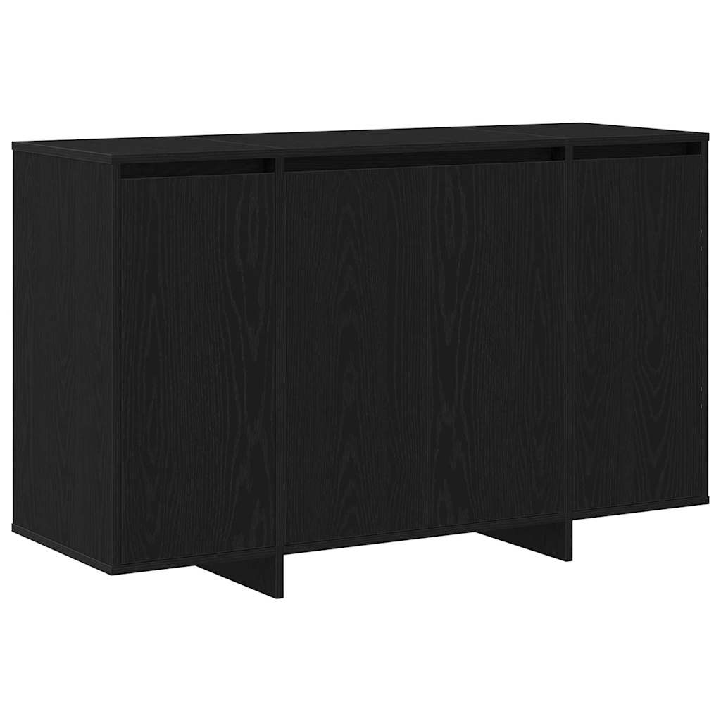 Sideboard Black Oak 120 x 41 x 75 cm Engineered Wood
