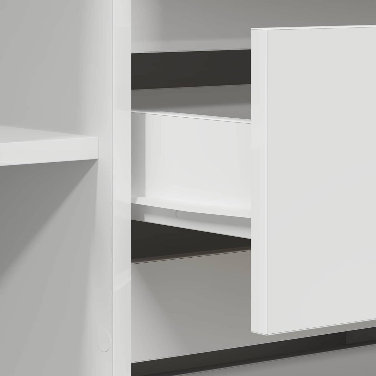 Sideboard with Drawer White 120 x 41 x 75 cm Engineered Wood