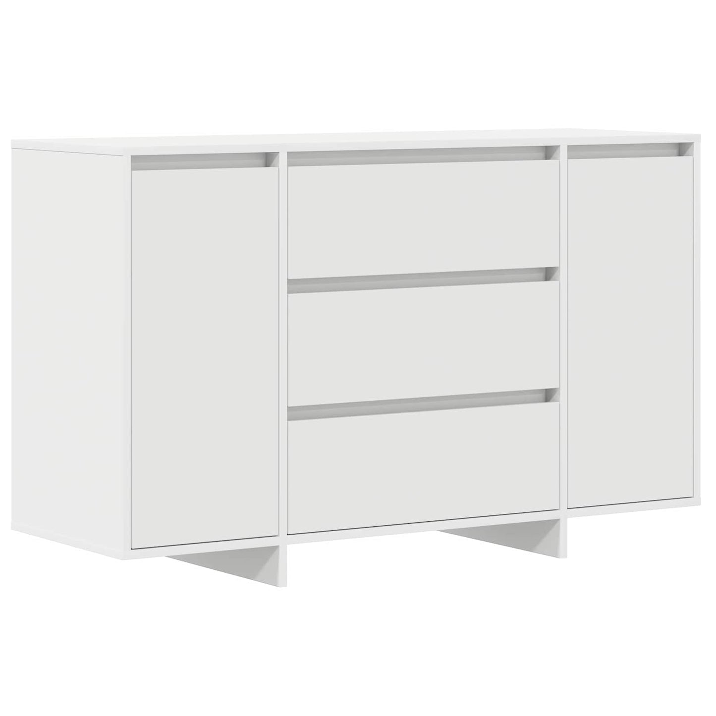 Sideboard with Drawer White 120 x 41 x 75 cm Engineered Wood