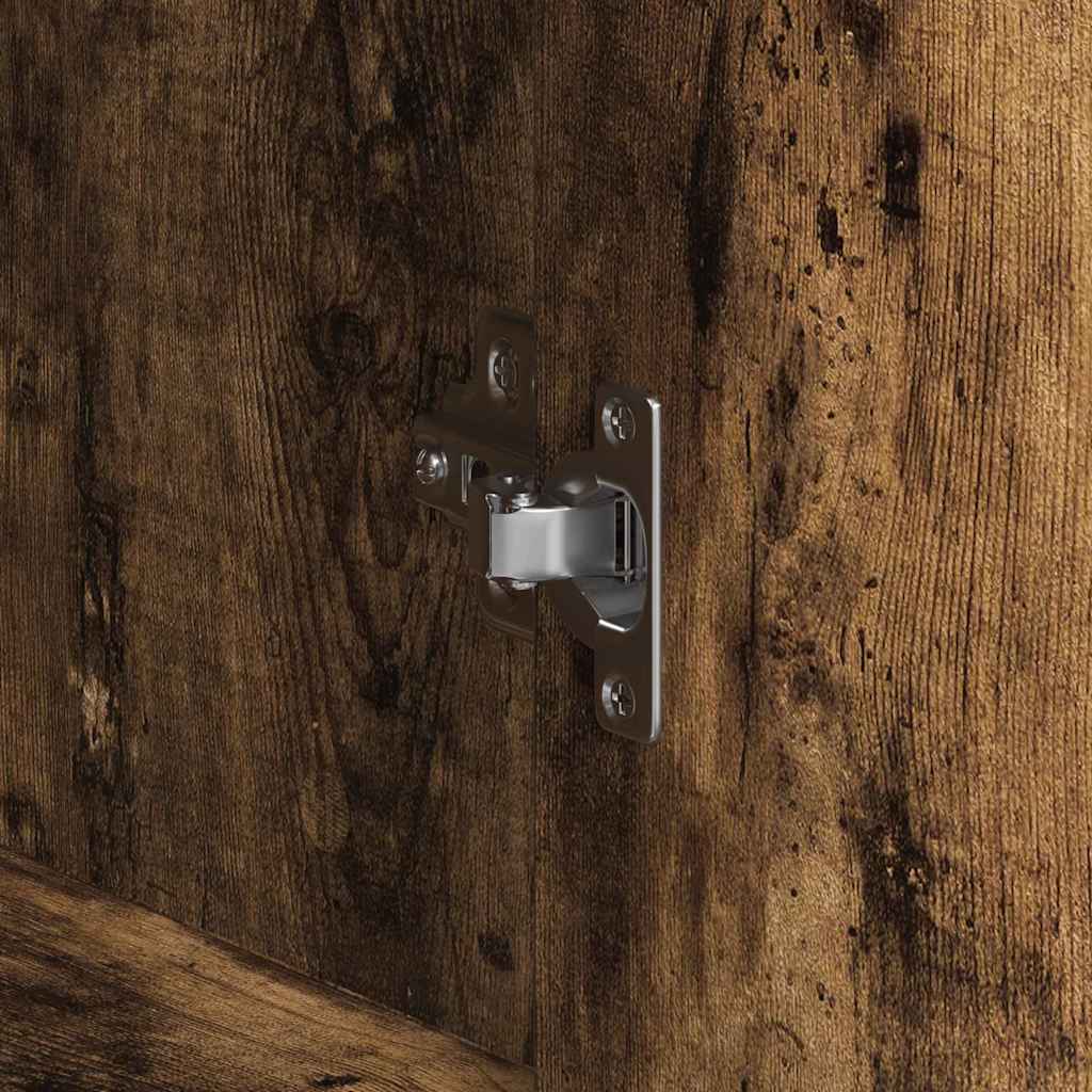 Sideboard Smoked Oak 120 x 41 x 75 cm Engineered Wood