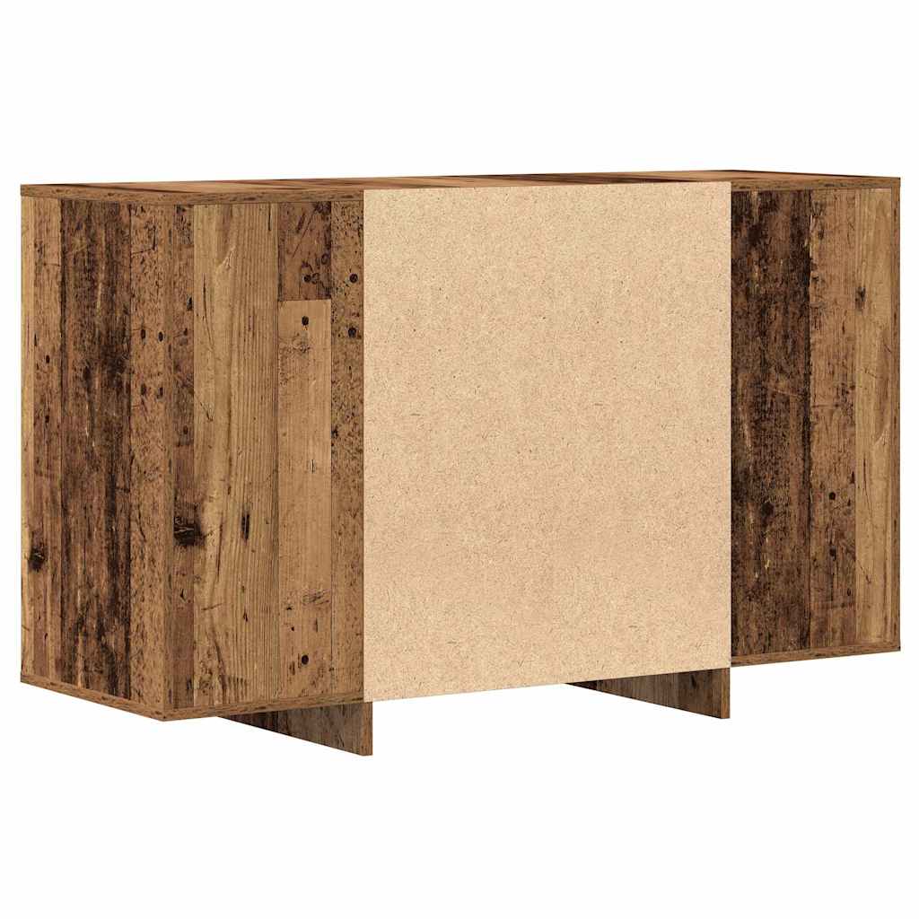 Sideboard with Drawer Old Wood 120 x 41 x 75 cm Engineered Wood