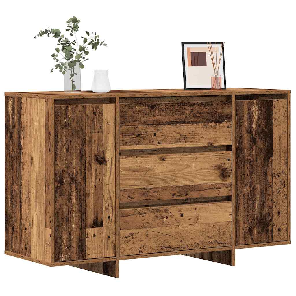 Sideboard with Drawer Old Wood 120 x 41 x 75 cm Engineered Wood