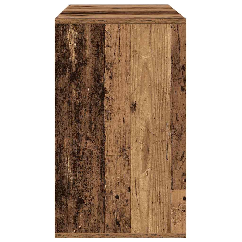 Sideboard with Drawer Old Wood 120 x 41 x 75 cm Engineered Wood