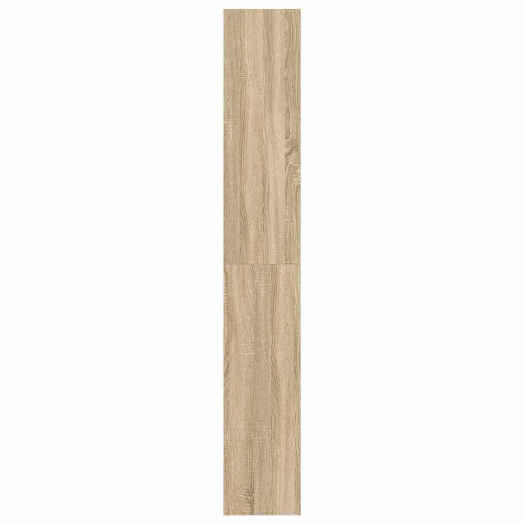 Book Cabinet Sonoma Oak 80 x 30 x 198 cm Engineered Wood
