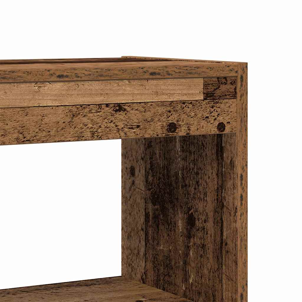 Book Cabinet 6-Tier 80 x 30 x 198 cm Engineered Wood Old Wood