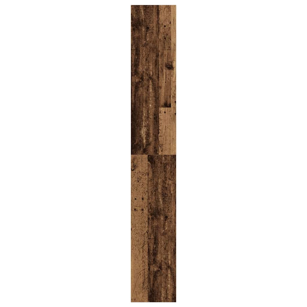 Book Cabinet 6-Tier 80 x 30 x 198 cm Engineered Wood Old Wood