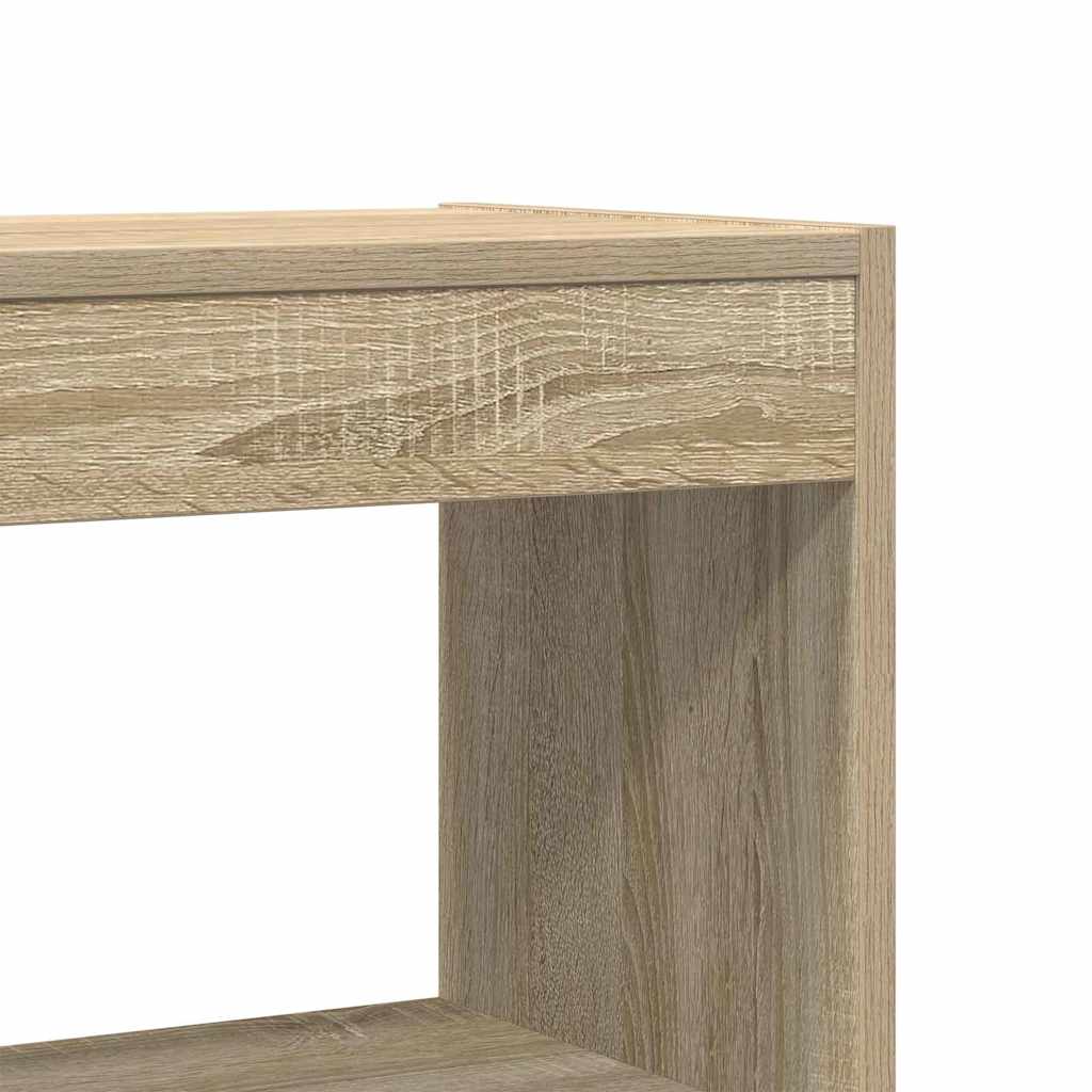 Book Cabinet Sonoma Oak 100 x 30 x 198 cm Engineered Wood