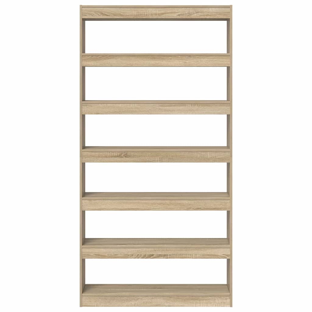 Book Cabinet Sonoma Oak 100 x 30 x 198 cm Engineered Wood