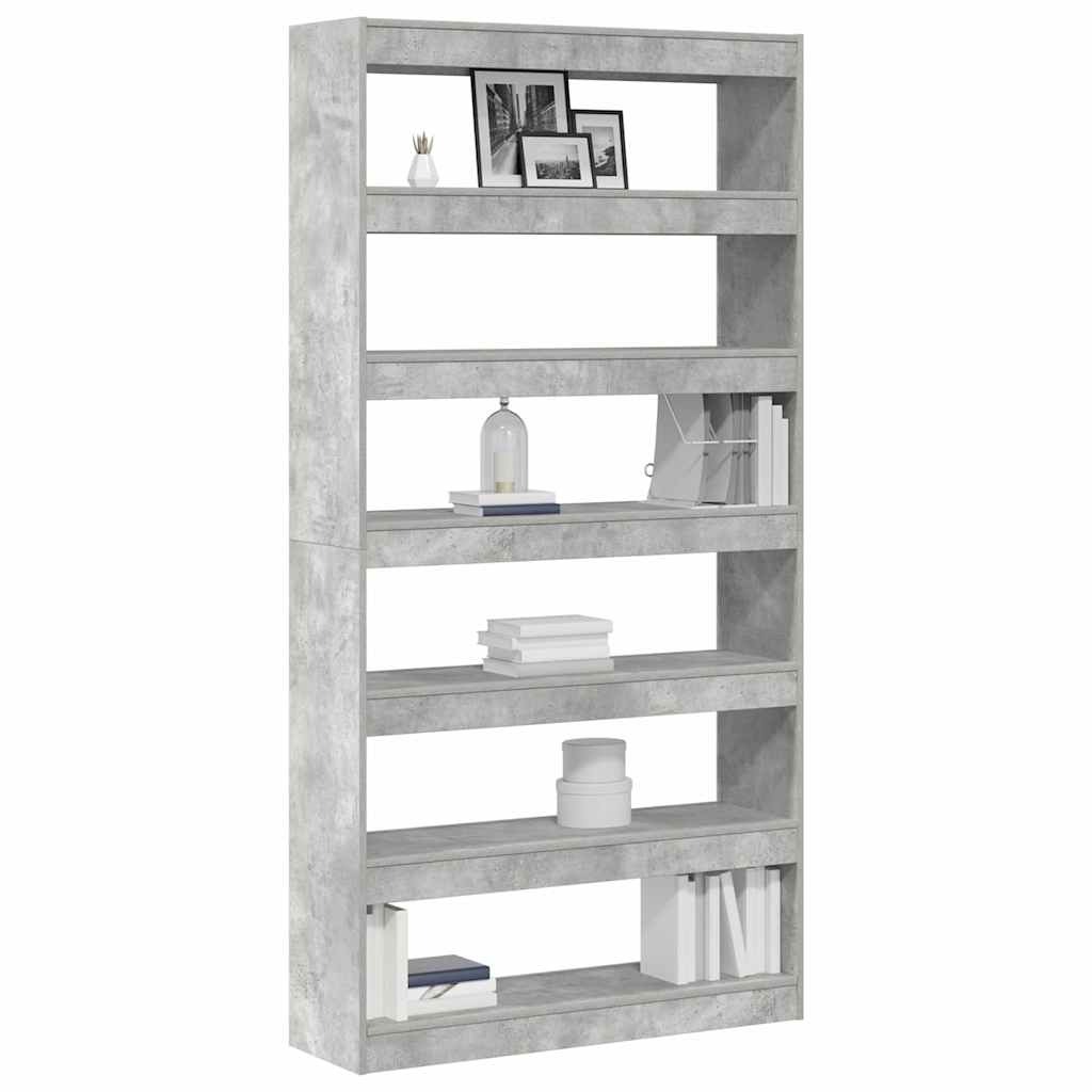Book Cabinet 6-Tier 100 x 30 x 198 cm Engineered Wood