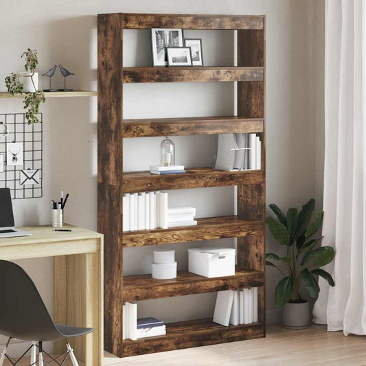 Book Cabinet 6-Tier 100 x 30 x 198 cm Engineered Wood