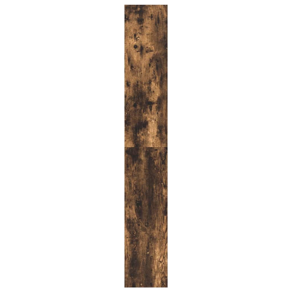Book Cabinet Smoked Oak 100 x 30 x 198 cm Engineered Wood
