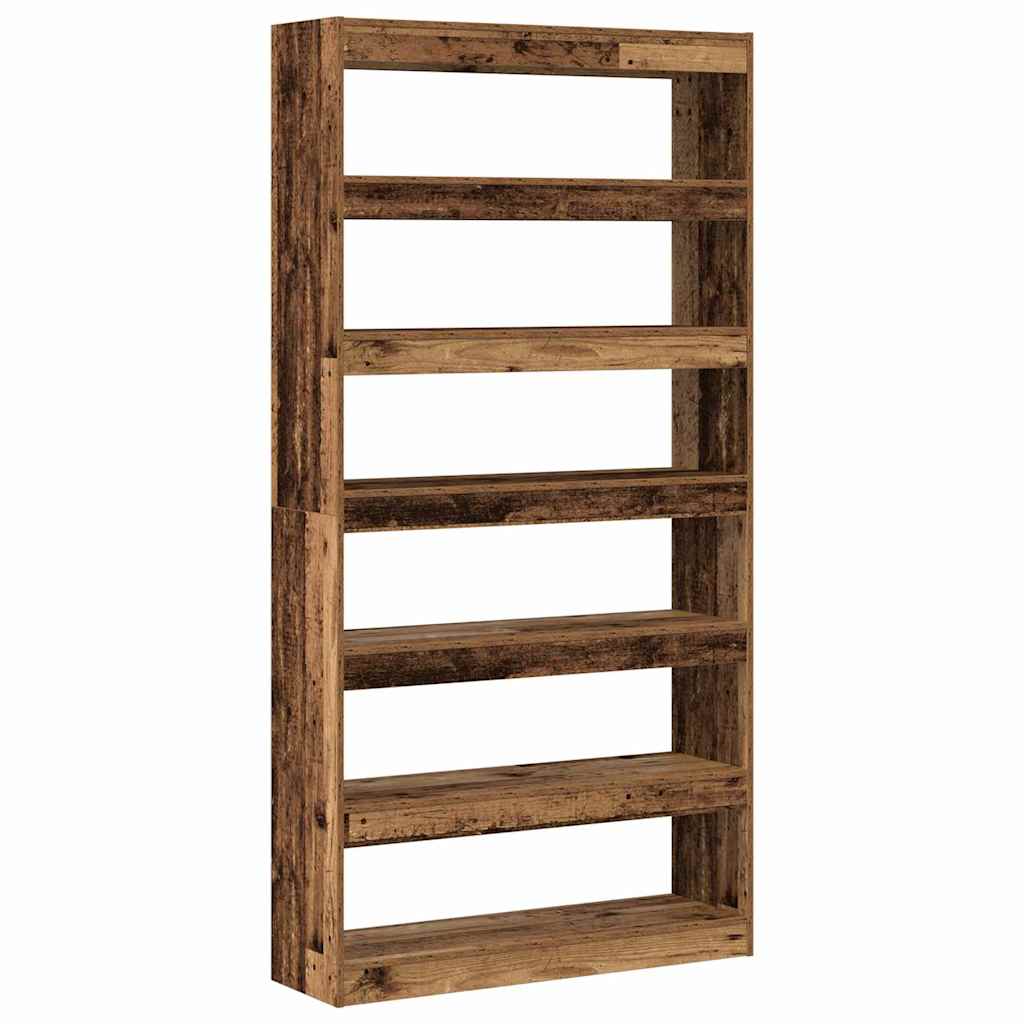 Book Cabinet 6-Tier 100 x 30 x 198 cm Engineered Wood