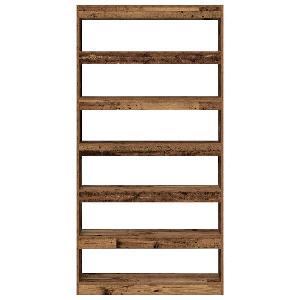 Book Cabinet 6-Tier 100 x 30 x 198 cm Engineered Wood