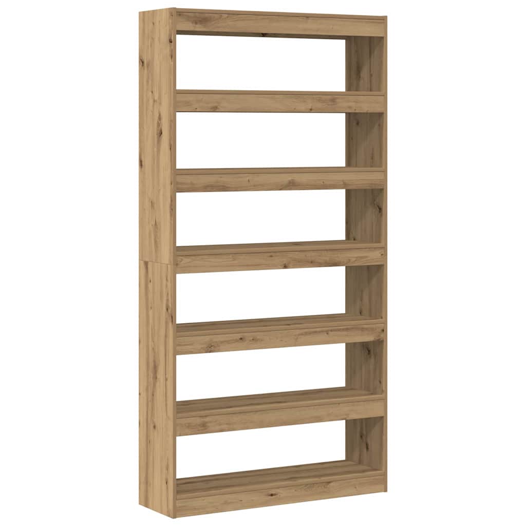 Book Cabinet Artisan Oak 100 x 30 x 198 cm Engineered Wood