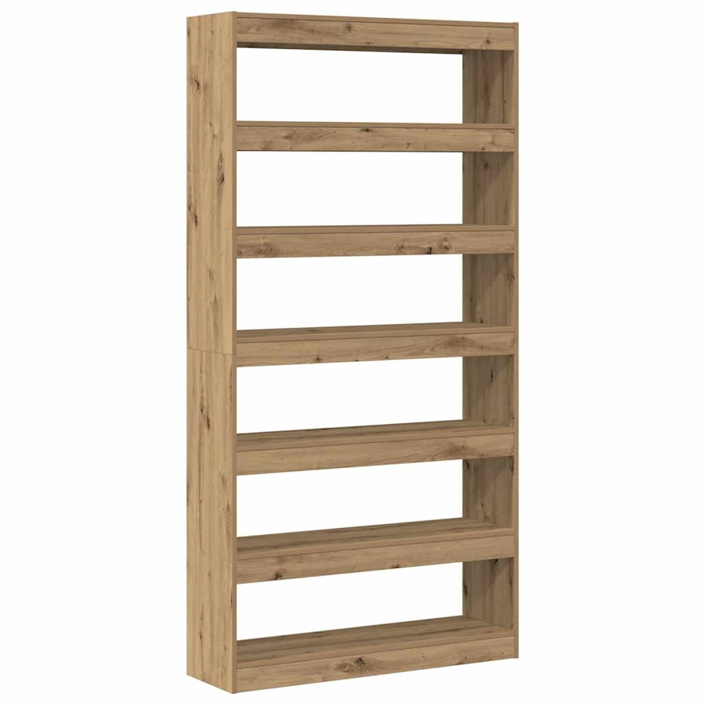 Book Cabinet Artisan Oak 100 x 30 x 198 cm Engineered Wood