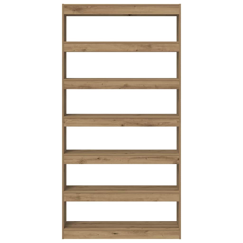 Book Cabinet Artisan Oak 100 x 30 x 198 cm Engineered Wood