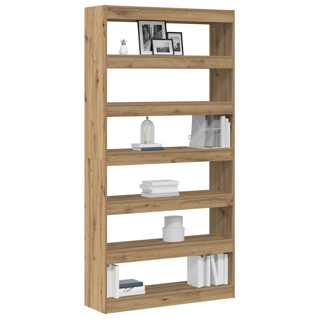Book Cabinet Artisan Oak 100 x 30 x 198 cm Engineered Wood