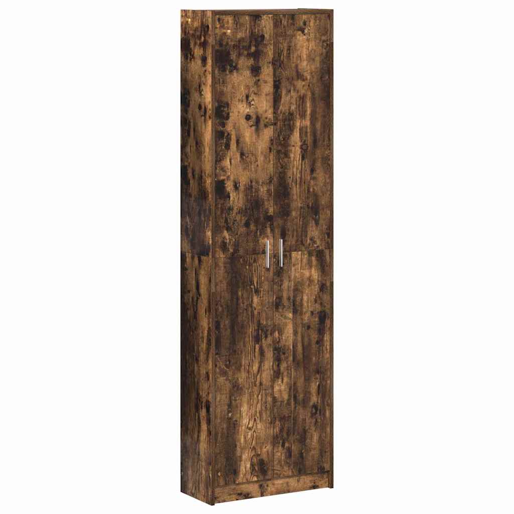 Wardrobe with Shelf Smoked Oak 55 x 25 x 189 cm Engineered Wood