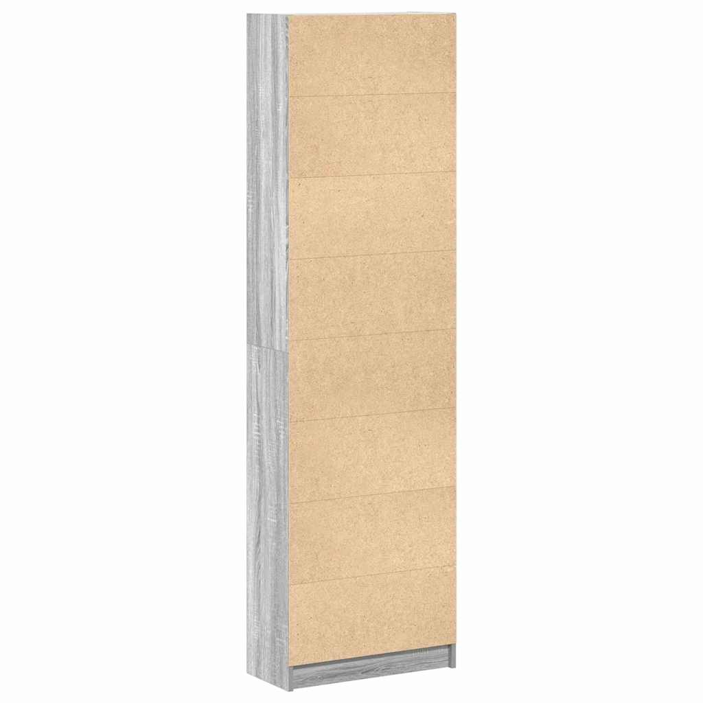 Wardrobe with Door Grey Sonoma 55 x 25 x 189 cm Engineered Wood