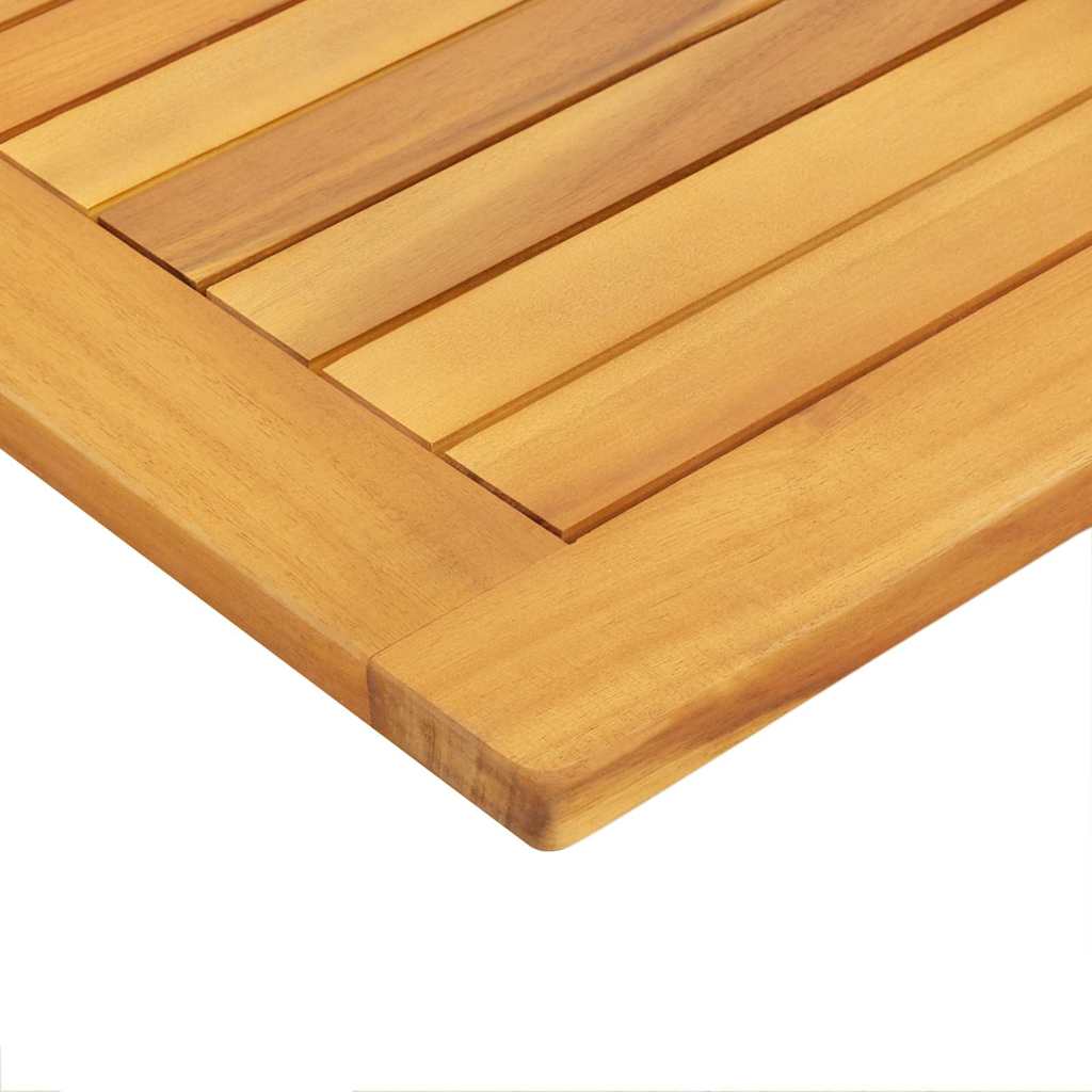 Table Top Oil Natural 90 x 45 x 2 cm Solid Acacia Wood
