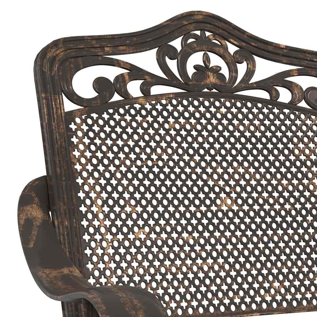 Garden Chair 2 pcs Bronze 55 x 55 x 92.5cm Aluminium