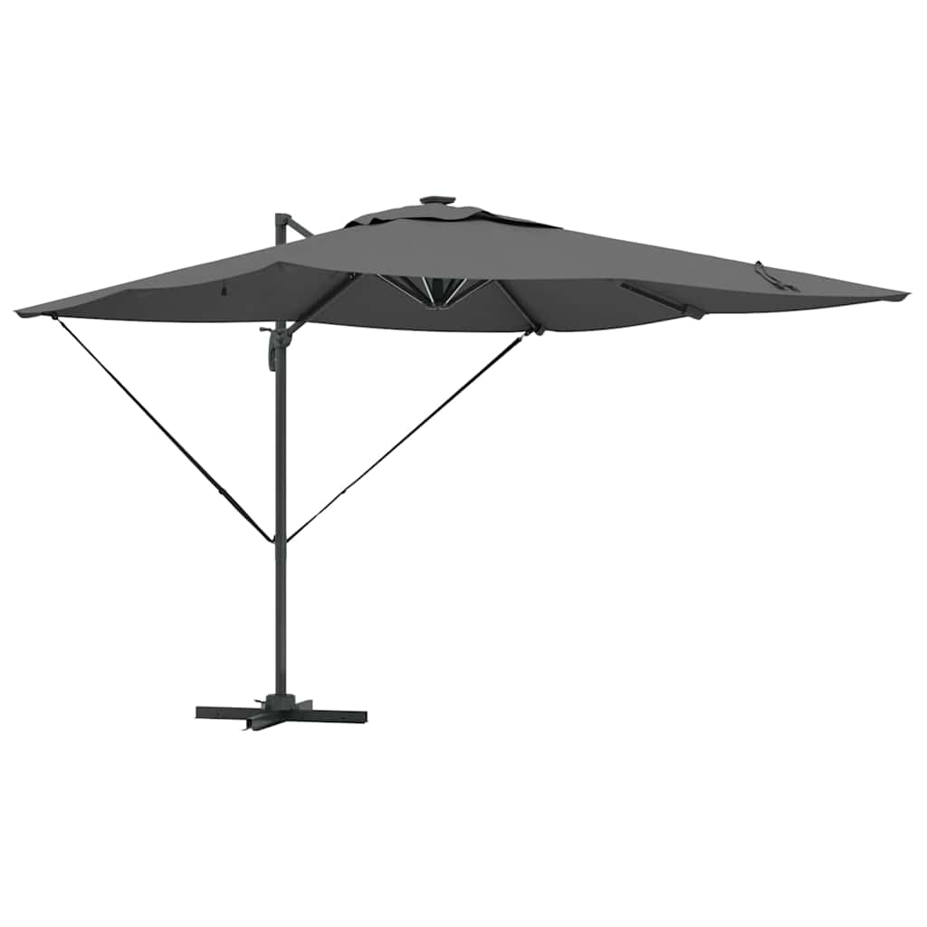 Umbrella Antraciet 286 x 284 x 270 cm Aluminium and Polyester