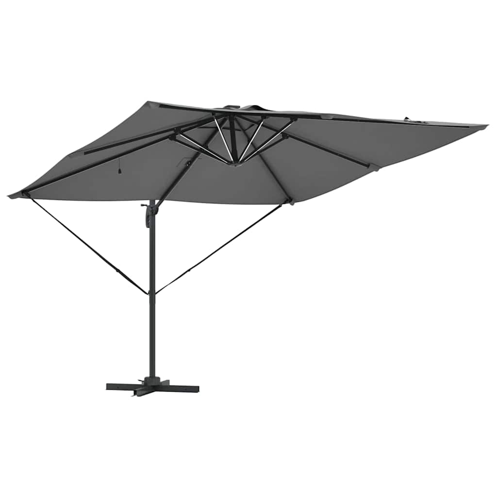 Umbrella Antraciet 286 x 284 x 270 cm Aluminium and Polyester