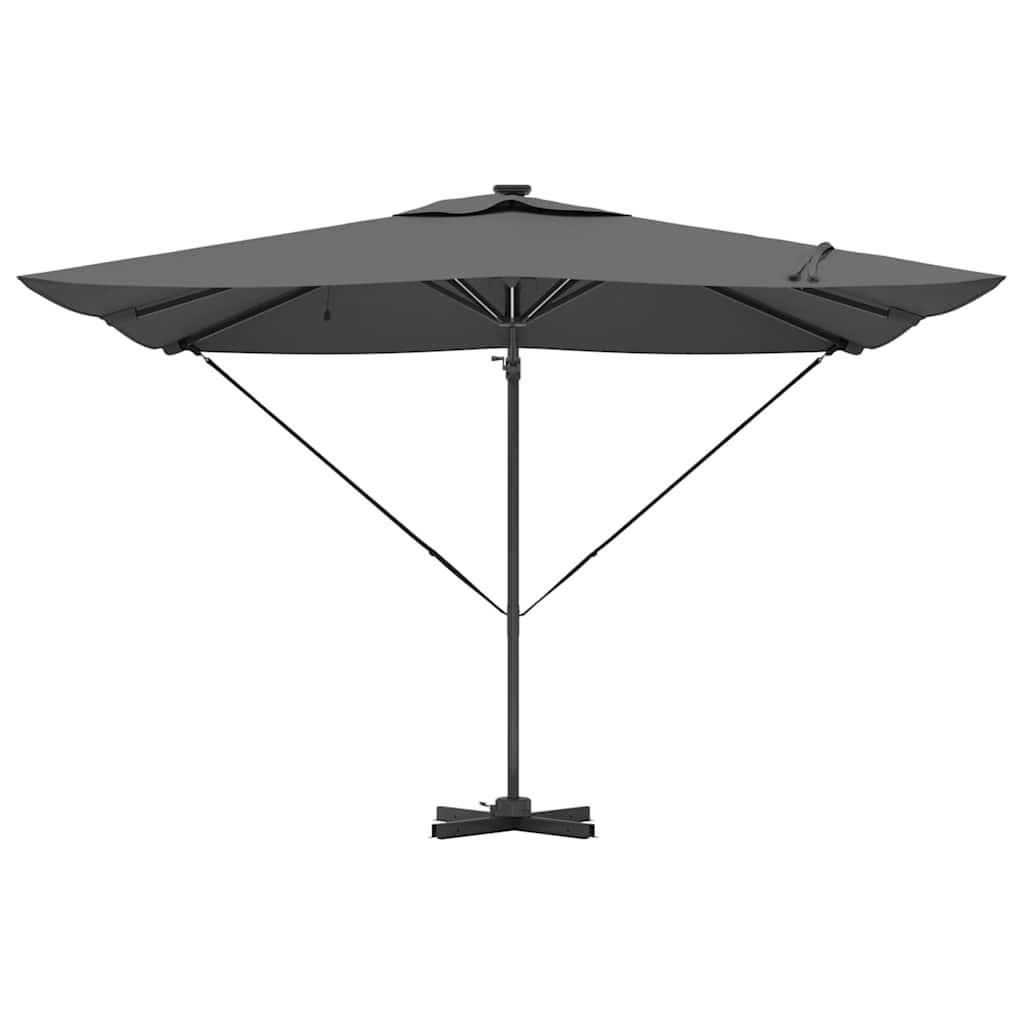 Umbrella Antraciet 286 x 284 x 270 cm Aluminium and Polyester