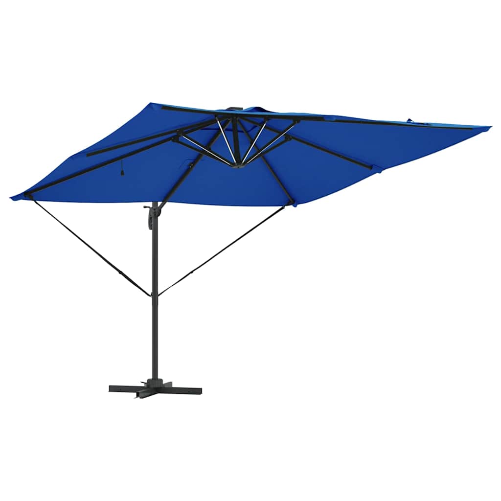 Umbrella Azure Blue 286 x 284 x 270 cm Aluminium and Polyester