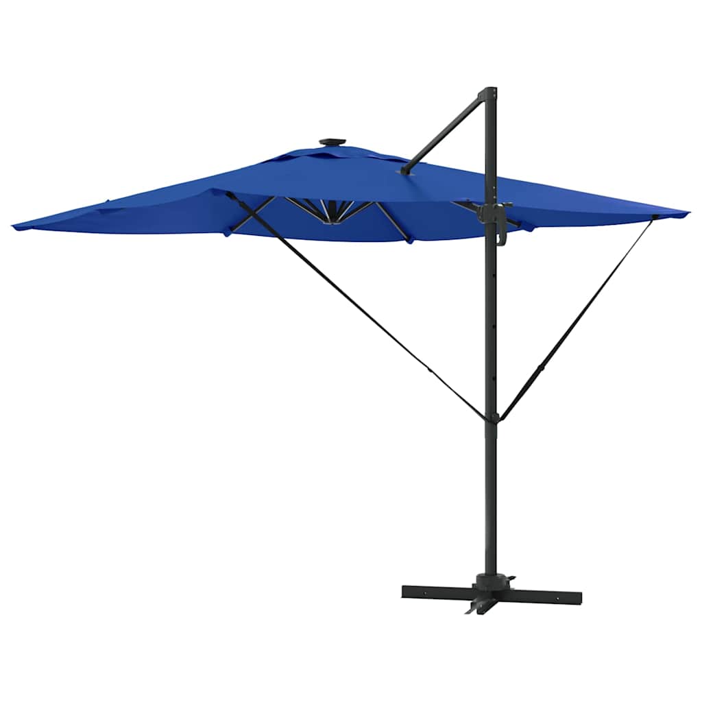 Umbrella Azure Blue 286 x 284 x 270 cm Aluminium and Polyester