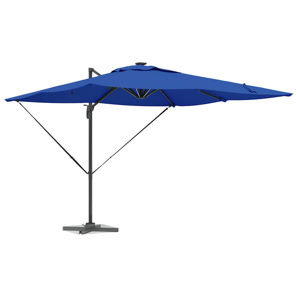 Umbrella Azure Blue 286 x 284 x 270 cm Aluminium and Polyester