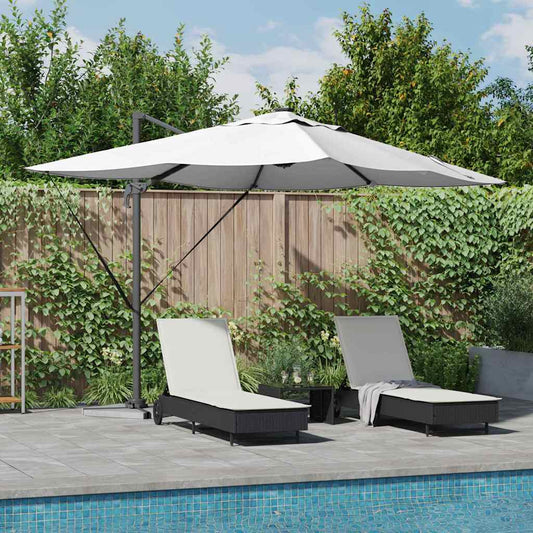 Umbrella Manual Sand 352 x 251 x 265 cm Polyester and Aluminium