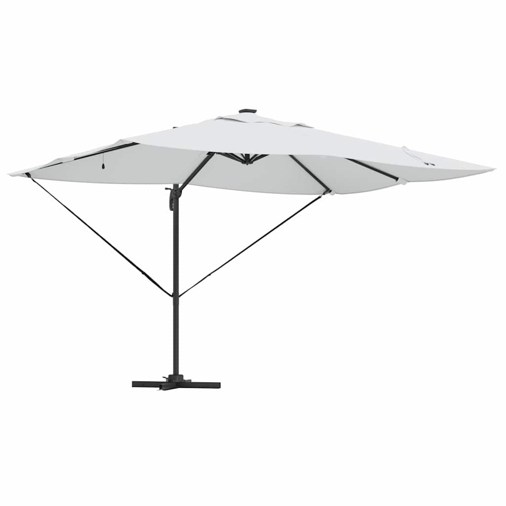 Umbrella Manual Sand 352 x 251 x 265 cm Polyester and Aluminium
