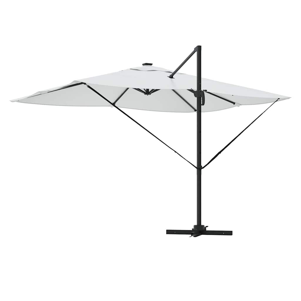 Umbrella Manual Sand 352 x 251 x 265 cm Polyester and Aluminium